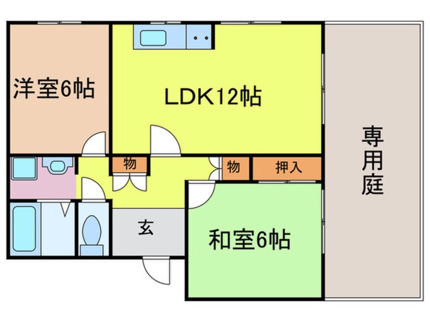 間取図 オークフィールド