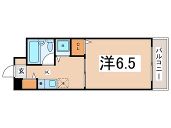 間取図 パラディ西田辺