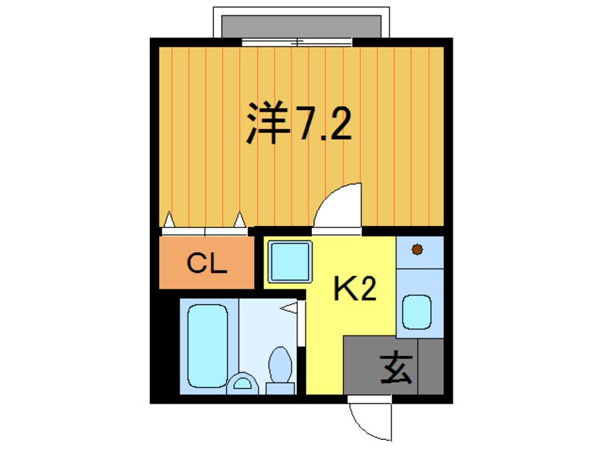 間取図 スペ－ス東一条