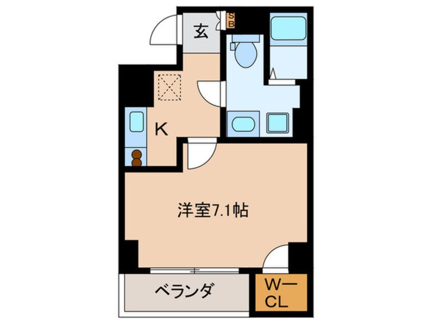 間取図 Ｃｏｒｅ天満橋