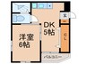 灘南ｉｎｇ ｖｉｌａ 1DKの間取り