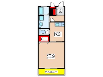 間取図 ハイライフ川面