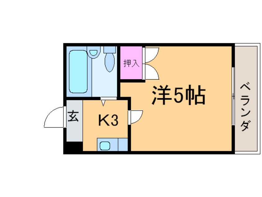 間取図 トーエー高井田中央ビル