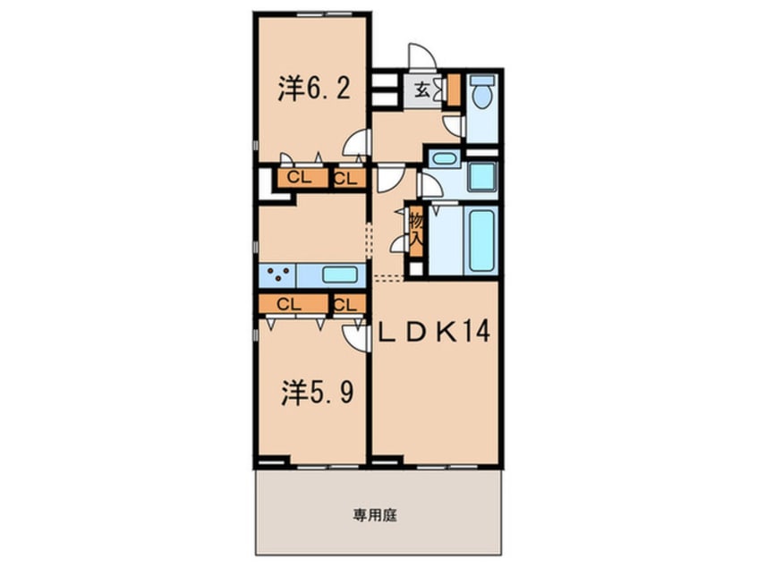 間取図 フォレストメゾン福住