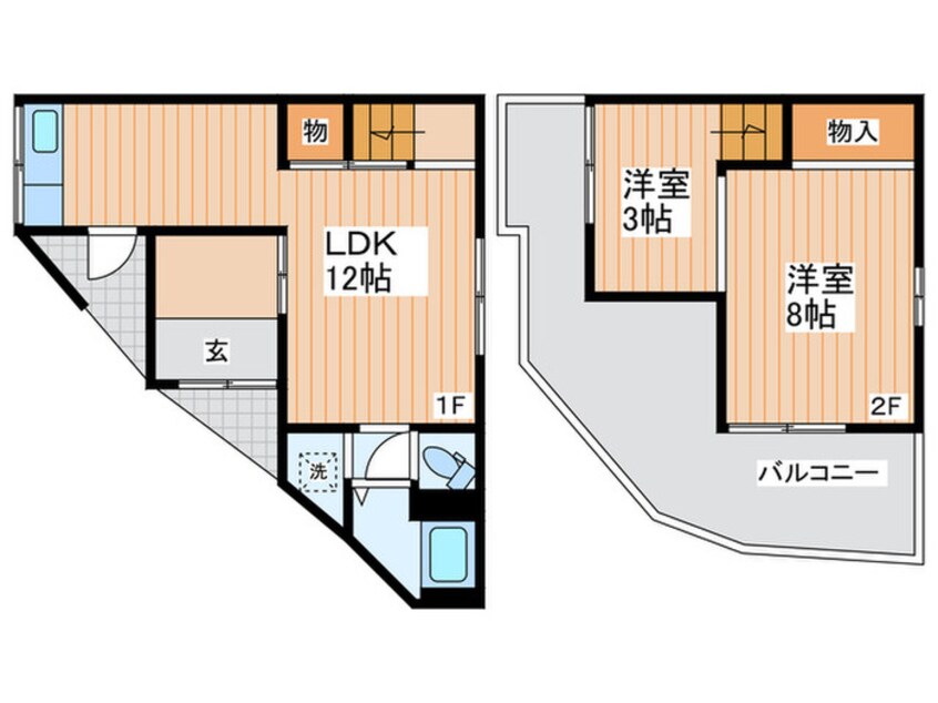 間取図 プレステージハウス門真