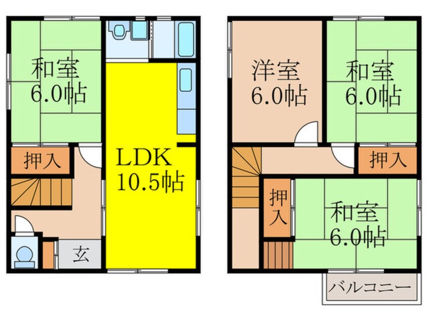 間取図 石橋２丁目戸建