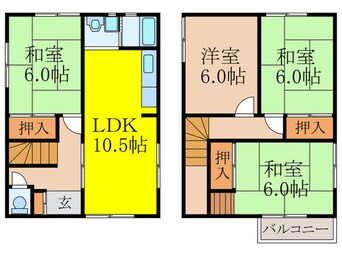 間取図 石橋２丁目戸建