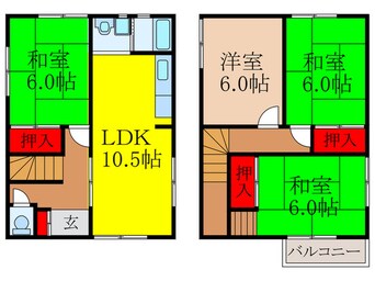 間取図 石橋２丁目戸建