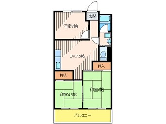 間取図 サン・ホワイティ箕面