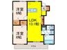 Ｌｕｎａ・Ｓｏｌｅ宝塚 2LDKの間取り