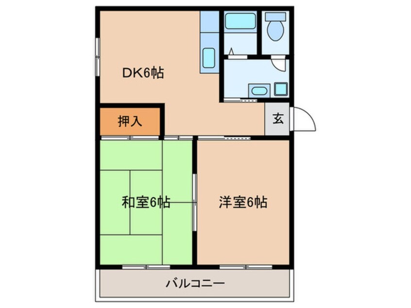 間取図 コスモス２１ パートⅠ