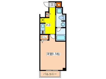 間取図 クオーレ靱公園