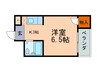 松儀ハイツ 1Kの間取り