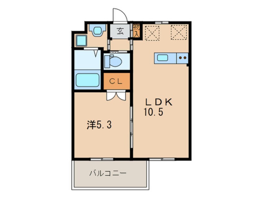 間取図 ビラコート南野