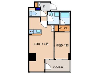 間取図 Fortunato扇町