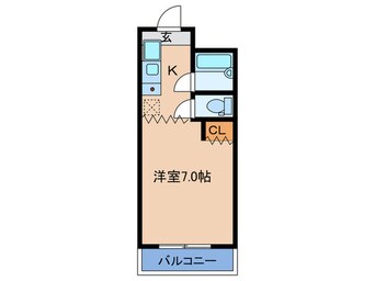 間取図 アパートメント瀬里奈