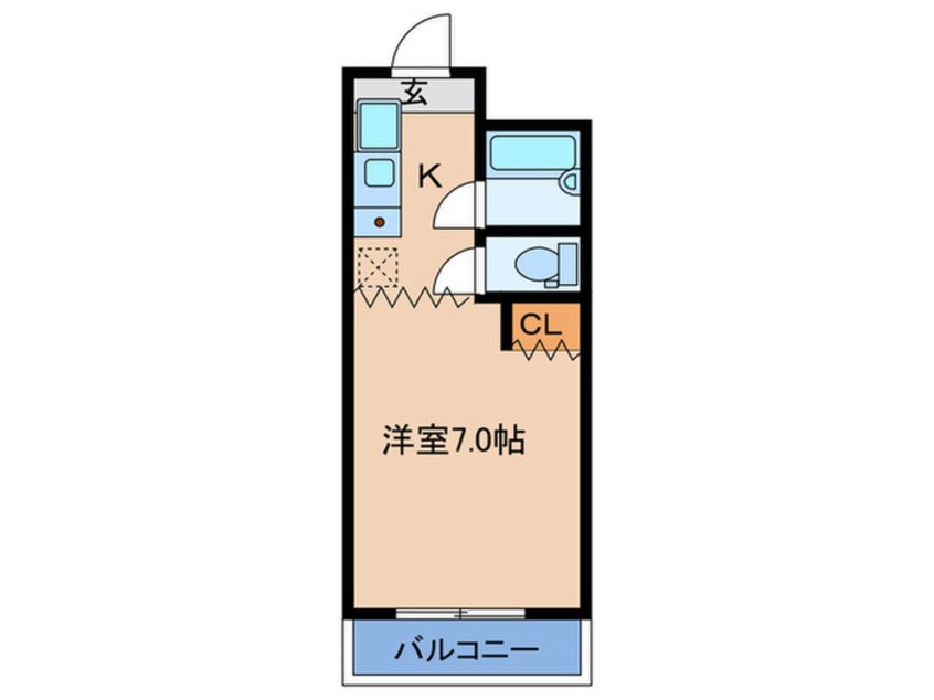 間取図 アパートメント瀬里奈