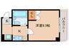 レイクシティ上笠Ⅱ番館 1Kの間取り