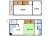 嵐山上海道町貸家 3DKの間取り
