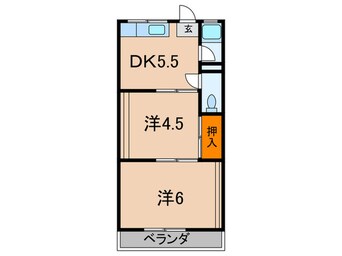 間取図 山本ハイツ