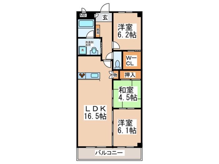 間取り図 コ－トレジデンス