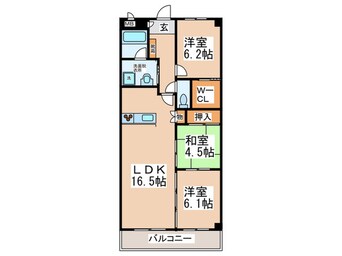 間取図 コ－トレジデンス