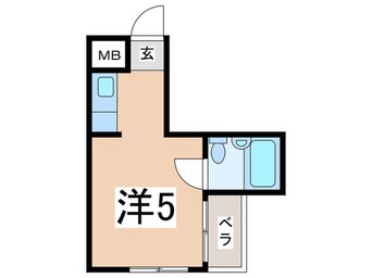 間取図 帝塚山ハイツ