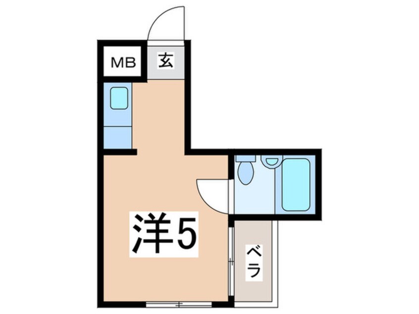 間取図 帝塚山ハイツ