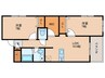 Ｔ-スクエア布施 2LDKの間取り