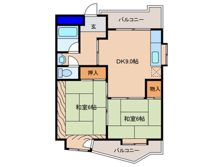 間取図 Ｄ・Ｓハイツ同心