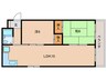 オアシス21 2LDKの間取り