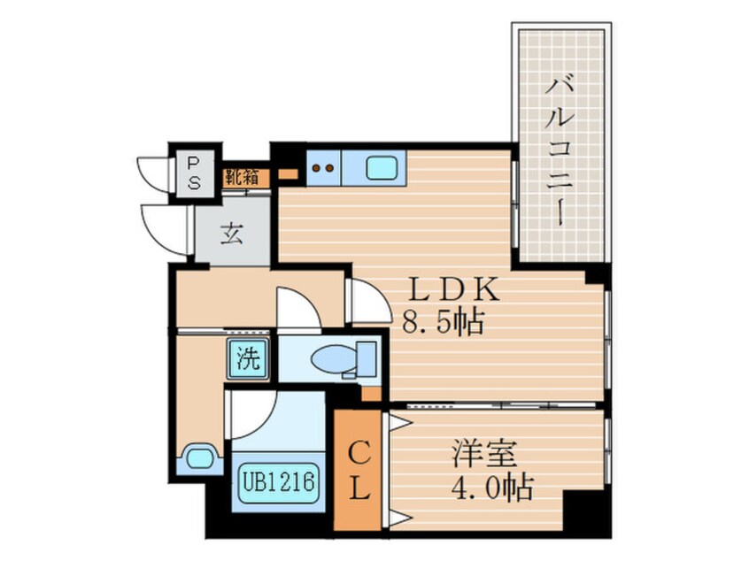 間取図 フェリオ千都