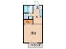 エスポワール 1Kの間取り