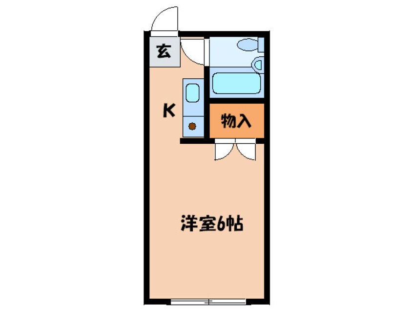 間取図 赤坂コ－ポ