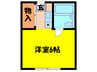 赤坂コ－ポ 1Rの間取り