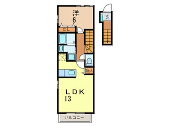 間取図 オプティミストＢ