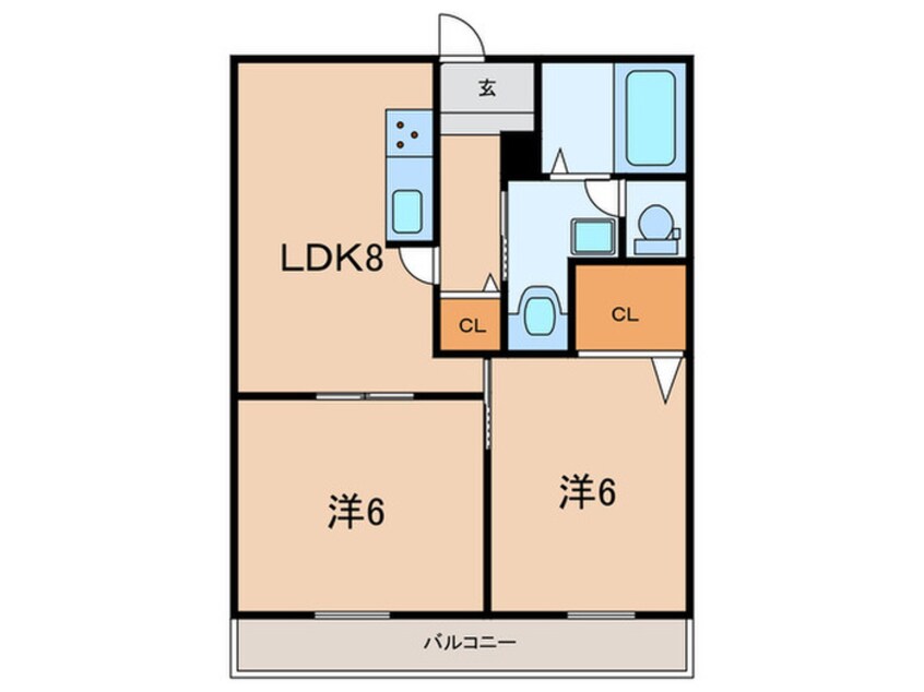 間取図 ハイツヨシダ