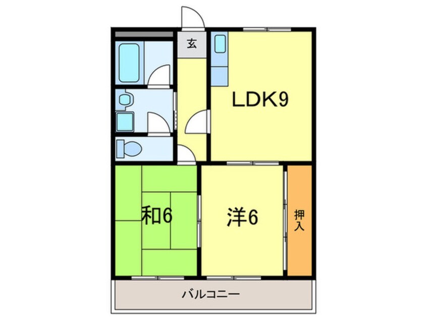 間取図 ハイツヨシダ