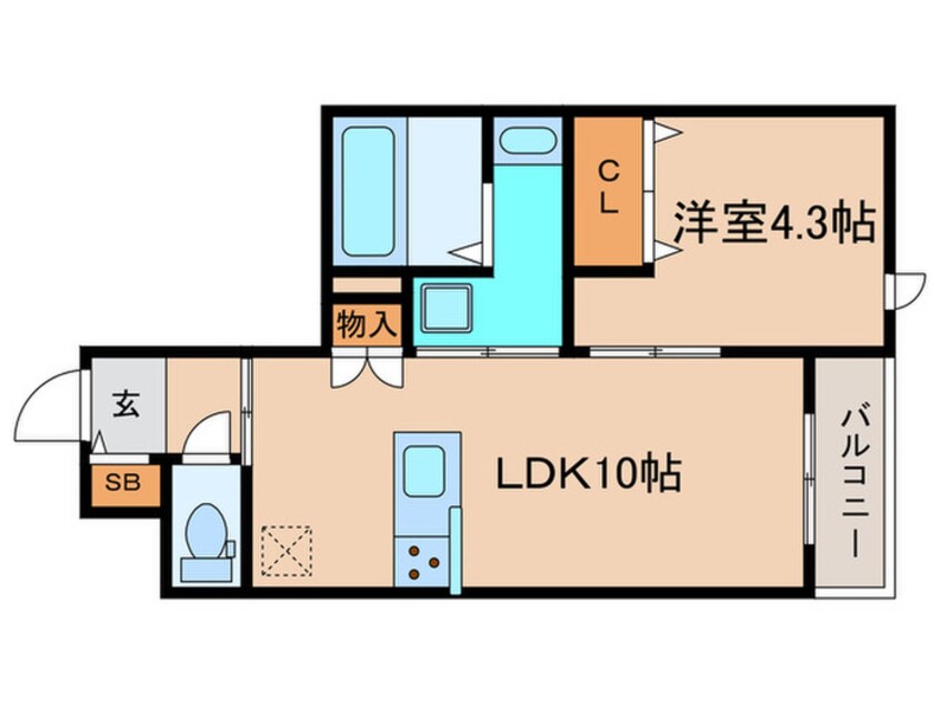 間取図 仮）甲子園七番町ヘーベルメゾン