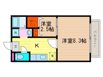 間取図 BleuVert　TOKURA　Ⅰ