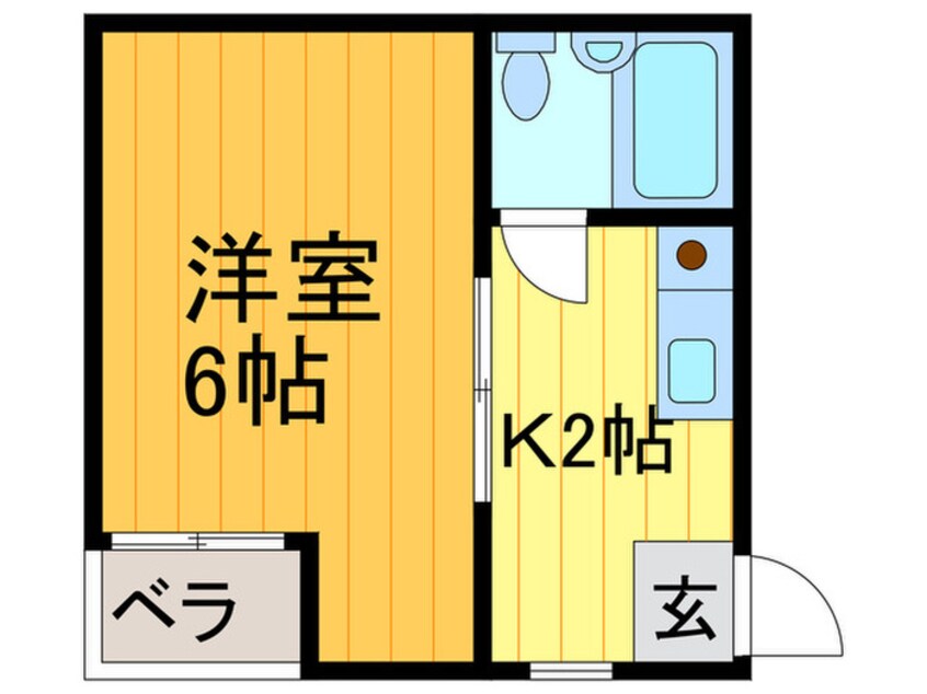 間取図 プレステージ布施