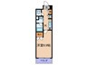 ＤＯＬＣＥ　ＶＩＴＡ 1Kの間取り