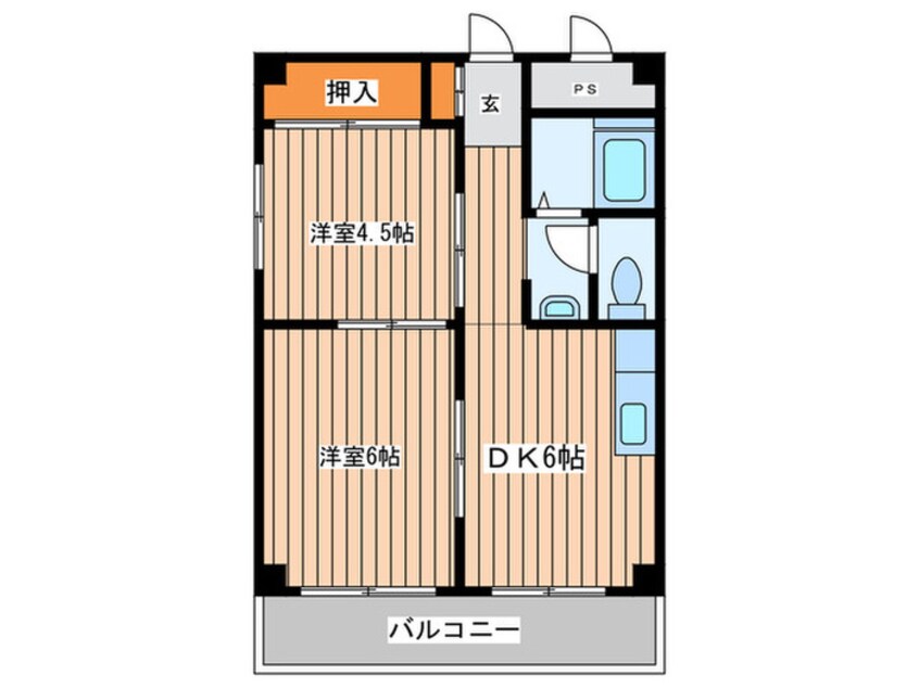 間取図 グランドマンション玉出