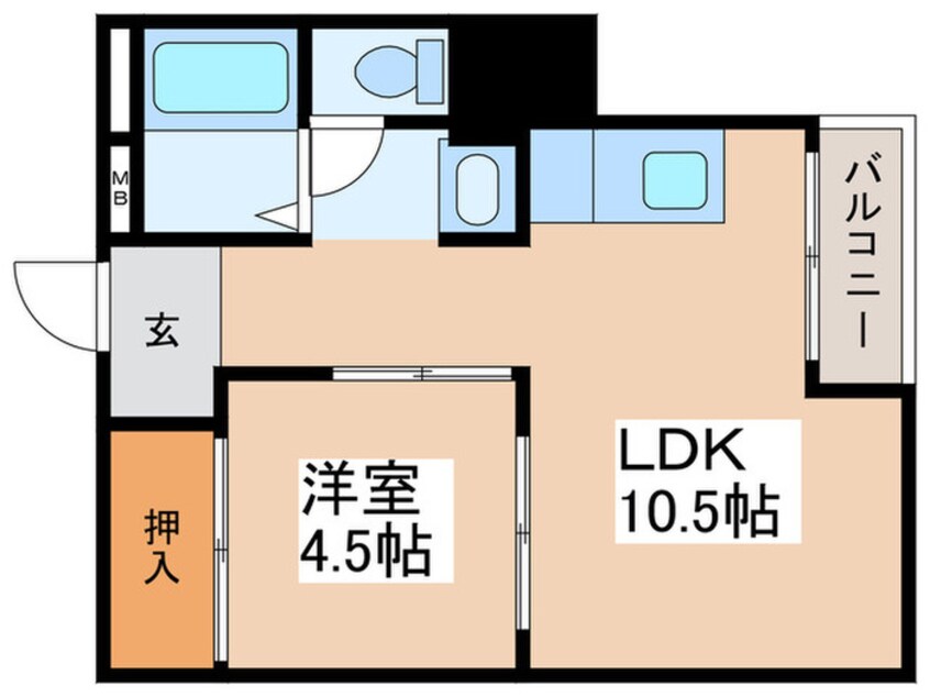 間取図 グランドマンション玉出