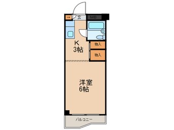 間取図 六甲澤山ヴィラ南棟