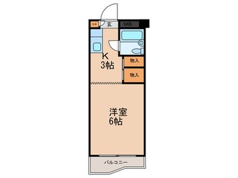 間取図 六甲澤山ヴィラ南棟