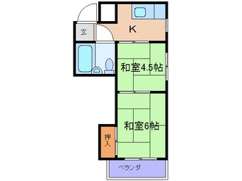 間取図 レオハイム　スギ