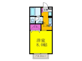 間取図 カ－サ南正雀