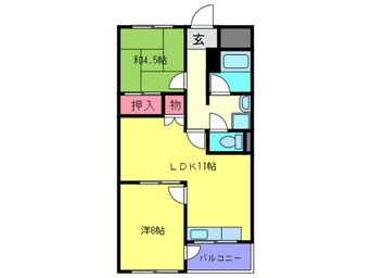 間取図 石切パ－クサイドマンション