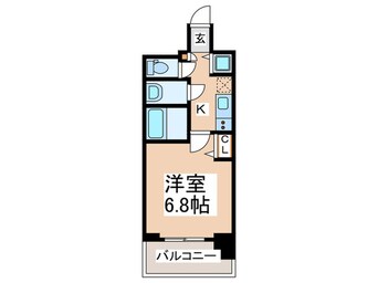 間取図 ｾｵﾘｰ大阪ﾍﾞｲｽﾃｰｼﾞ（302）